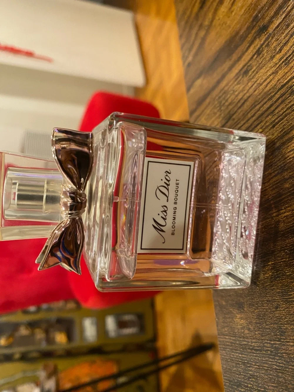 Dior Miss Dior Blooming Bouquet - Light Pink Glass Bottle Silver Bow. 3.4 oz. - Picture 3 of 6